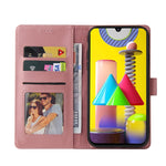Custodia per telefono in pelle magnetica GQUTROBE Skin Feel, For Samsung Galaxy M31, For Samsung Galaxy M32, For Samsung Galaxy Note8, For Samsung Galaxy Note9