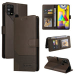 Custodia per telefono in pelle magnetica GQUTROBE Skin Feel, For Samsung Galaxy M31, For Samsung Galaxy M32, For Samsung Galaxy Note8, For Samsung Galaxy Note9