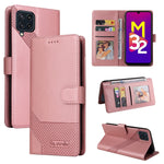 Custodia per telefono in pelle magnetica GQUTROBE Skin Feel, For Samsung Galaxy M31, For Samsung Galaxy M32, For Samsung Galaxy Note8, For Samsung Galaxy Note9