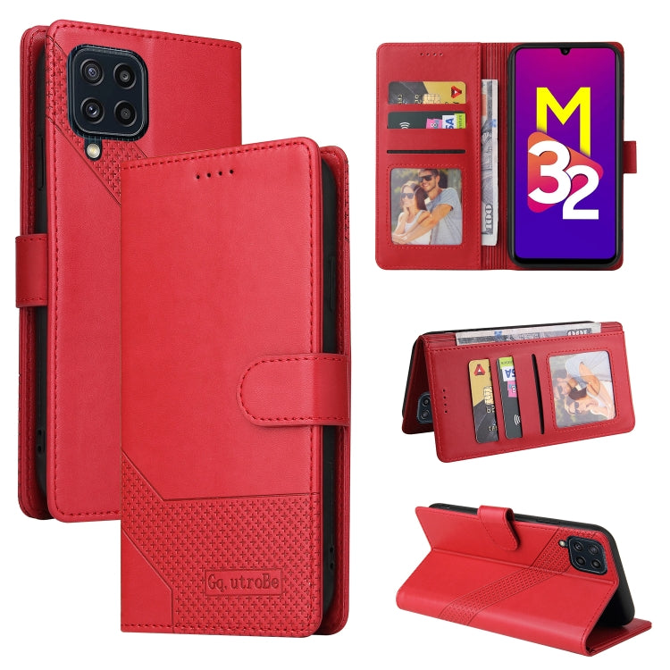 Custodia per telefono in pelle magnetica GQUTROBE Skin Feel, For Samsung Galaxy M31, For Samsung Galaxy M32, For Samsung Galaxy Note8, For Samsung Galaxy Note9