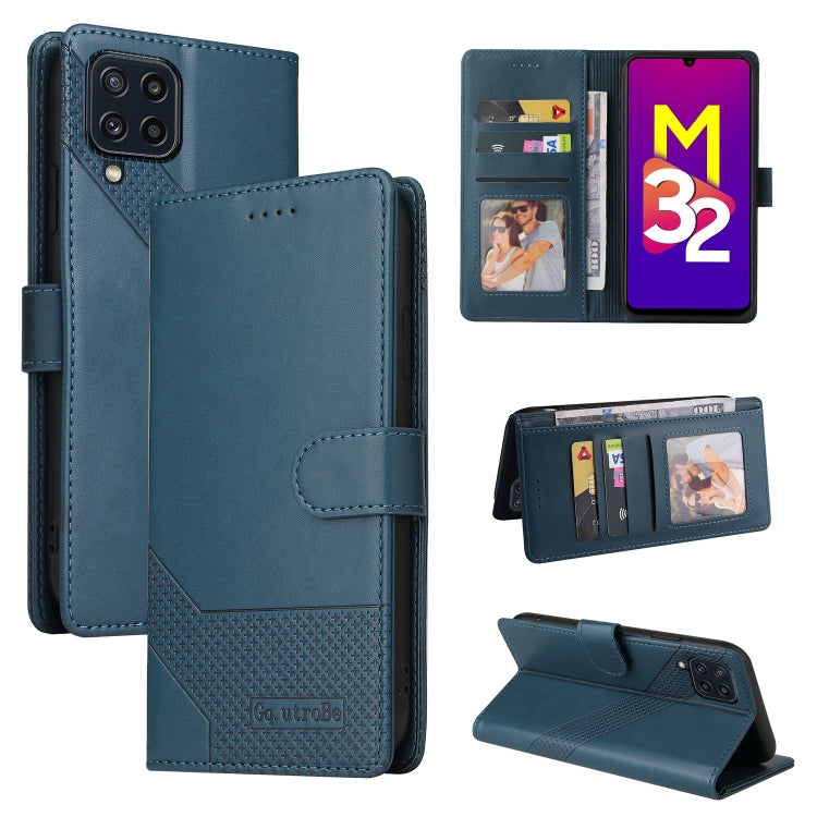 Custodia per telefono in pelle magnetica GQUTROBE Skin Feel, For Samsung Galaxy M31, For Samsung Galaxy M32, For Samsung Galaxy Note8, For Samsung Galaxy Note9