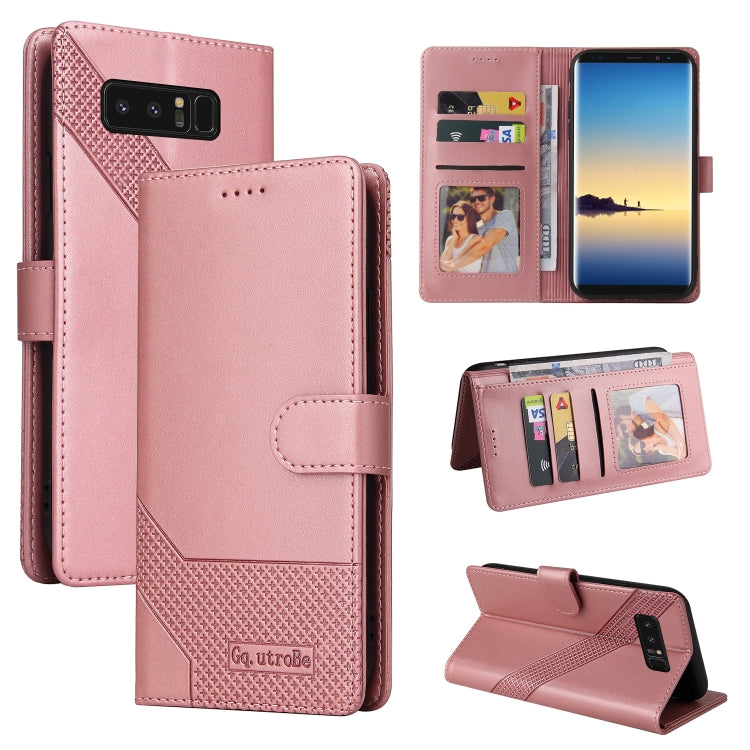 Custodia per telefono in pelle magnetica GQUTROBE Skin Feel, For Samsung Galaxy M31, For Samsung Galaxy M32, For Samsung Galaxy Note8, For Samsung Galaxy Note9