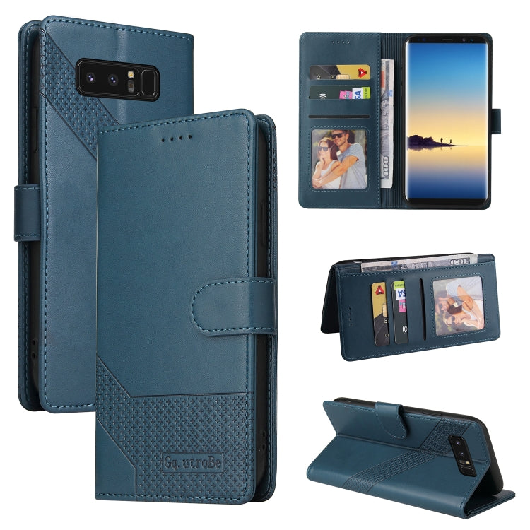 Custodia per telefono in pelle magnetica GQUTROBE Skin Feel, For Samsung Galaxy M31, For Samsung Galaxy M32, For Samsung Galaxy Note8, For Samsung Galaxy Note9