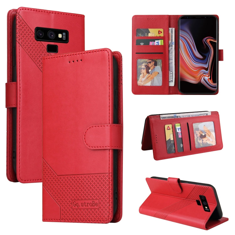 Custodia per telefono in pelle magnetica GQUTROBE Skin Feel, For Samsung Galaxy M31, For Samsung Galaxy M32, For Samsung Galaxy Note8, For Samsung Galaxy Note9