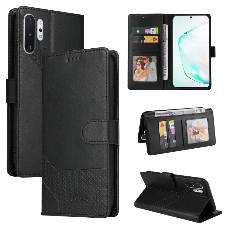 Custodia per telefono in pelle magnetica GQUTROBE Skin Feel, For Samsung Galaxy Note10+, For Samsung Galaxy Note20, For Samsung Galaxy Note20 Ultra, For Samsung Galaxy S8