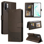 Custodia per telefono in pelle magnetica GQUTROBE Skin Feel, For Samsung Galaxy Note10+, For Samsung Galaxy Note20, For Samsung Galaxy Note20 Ultra, For Samsung Galaxy S8