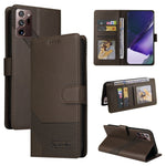 Custodia per telefono in pelle magnetica GQUTROBE Skin Feel, For Samsung Galaxy Note10+, For Samsung Galaxy Note20, For Samsung Galaxy Note20 Ultra, For Samsung Galaxy S8