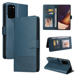 Custodia per telefono in pelle magnetica GQUTROBE Skin Feel, For Samsung Galaxy Note10+, For Samsung Galaxy Note20, For Samsung Galaxy Note20 Ultra, For Samsung Galaxy S8