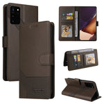 Custodia per telefono in pelle magnetica GQUTROBE Skin Feel, For Samsung Galaxy Note10+, For Samsung Galaxy Note20, For Samsung Galaxy Note20 Ultra, For Samsung Galaxy S8