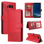 Custodia per telefono in pelle magnetica GQUTROBE Skin Feel, For Samsung Galaxy Note10+, For Samsung Galaxy Note20, For Samsung Galaxy Note20 Ultra, For Samsung Galaxy S8