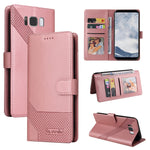 Custodia per telefono in pelle magnetica GQUTROBE Skin Feel, For Samsung Galaxy S8+, For Samsung Galaxy S9, For Samsung Galaxy S9+, For Samsung Galaxy S10