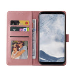 Custodia per telefono in pelle magnetica GQUTROBE Skin Feel, For Samsung Galaxy S8+, For Samsung Galaxy S9, For Samsung Galaxy S9+, For Samsung Galaxy S10
