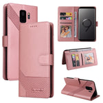 Custodia per telefono in pelle magnetica GQUTROBE Skin Feel, For Samsung Galaxy S8+, For Samsung Galaxy S9, For Samsung Galaxy S9+, For Samsung Galaxy S10