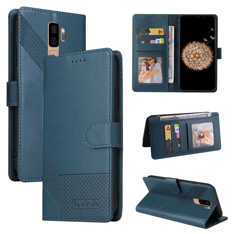 Custodia per telefono in pelle magnetica GQUTROBE Skin Feel, For Samsung Galaxy S8+, For Samsung Galaxy S9, For Samsung Galaxy S9+, For Samsung Galaxy S10