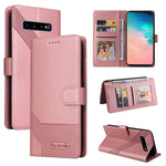 Custodia per telefono in pelle magnetica GQUTROBE Skin Feel, For Samsung Galaxy S8+, For Samsung Galaxy S9, For Samsung Galaxy S9+, For Samsung Galaxy S10