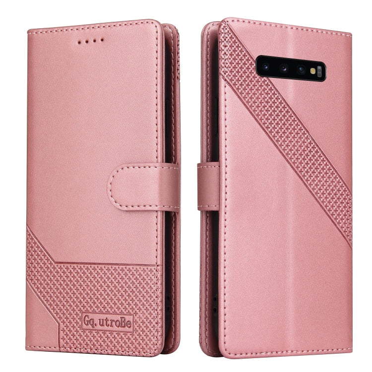 Custodia per telefono in pelle magnetica GQUTROBE Skin Feel, For Samsung Galaxy S10+, For Samsung Galaxy S20, For Samsung Galaxy S20+, For Samsung Galaxy S20 Ultra