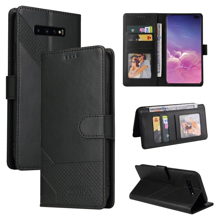 Custodia per telefono in pelle magnetica GQUTROBE Skin Feel, For Samsung Galaxy S10+, For Samsung Galaxy S20, For Samsung Galaxy S20+, For Samsung Galaxy S20 Ultra