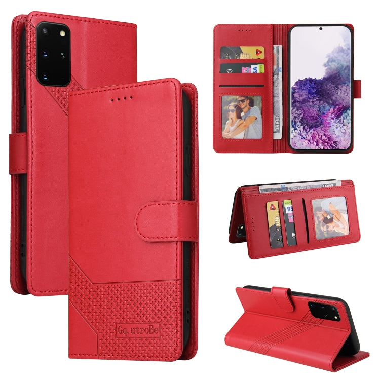 Custodia per telefono in pelle magnetica GQUTROBE Skin Feel, For Samsung Galaxy S10+, For Samsung Galaxy S20, For Samsung Galaxy S20+, For Samsung Galaxy S20 Ultra