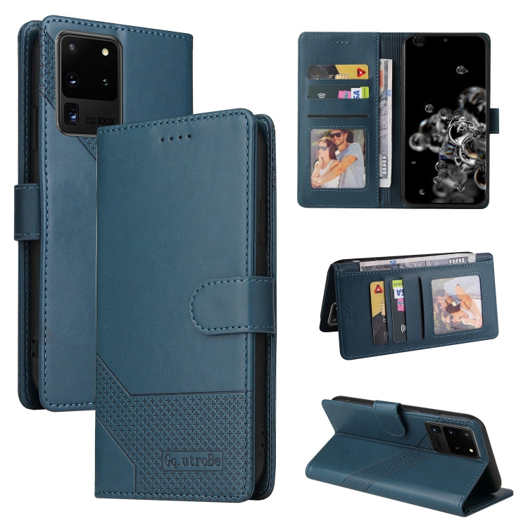 Custodia per telefono in pelle magnetica GQUTROBE Skin Feel, For Samsung Galaxy S10+, For Samsung Galaxy S20, For Samsung Galaxy S20+, For Samsung Galaxy S20 Ultra