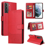 Custodia per telefono in pelle magnetica GQUTROBE Skin Feel, For Samsung Galaxy S21 5G, For Samsung Galaxy S21+ 5G, For Samsung Galaxy S21 Ultra 5G, For Samsung Galaxy S21 FE 5G, For Samsung Galaxy S22 5G