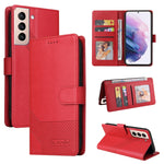 Custodia per telefono in pelle magnetica GQUTROBE Skin Feel, For Samsung Galaxy S21 5G, For Samsung Galaxy S21+ 5G, For Samsung Galaxy S21 Ultra 5G, For Samsung Galaxy S21 FE 5G, For Samsung Galaxy S22 5G