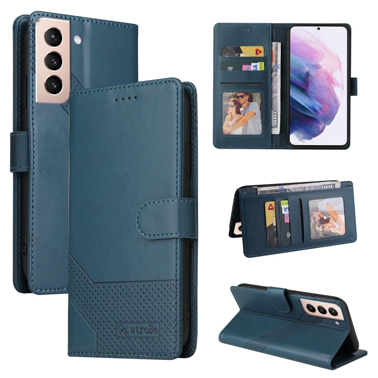 Custodia per telefono in pelle magnetica GQUTROBE Skin Feel, For Samsung Galaxy S21 5G, For Samsung Galaxy S21+ 5G, For Samsung Galaxy S21 Ultra 5G, For Samsung Galaxy S21 FE 5G, For Samsung Galaxy S22 5G
