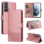 Custodia per telefono in pelle magnetica GQUTROBE Skin Feel, For Samsung Galaxy S21 5G, For Samsung Galaxy S21+ 5G, For Samsung Galaxy S21 Ultra 5G, For Samsung Galaxy S21 FE 5G, For Samsung Galaxy S22 5G