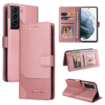 Custodia per telefono in pelle magnetica GQUTROBE Skin Feel, For Samsung Galaxy S21 5G, For Samsung Galaxy S21+ 5G, For Samsung Galaxy S21 Ultra 5G, For Samsung Galaxy S21 FE 5G, For Samsung Galaxy S22 5G