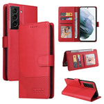 Custodia per telefono in pelle magnetica GQUTROBE Skin Feel, For Samsung Galaxy S21 5G, For Samsung Galaxy S21+ 5G, For Samsung Galaxy S21 Ultra 5G, For Samsung Galaxy S21 FE 5G, For Samsung Galaxy S22 5G