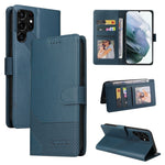 Custodia per telefono in pelle magnetica GQUTROBE Skin Feel, For Samsung Galaxy S22+ 5G, For Samsung Galaxy S22 Ultra 5G, For Samsung Galaxy S20 FE