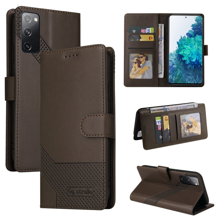 Custodia per telefono in pelle magnetica GQUTROBE Skin Feel, For Samsung Galaxy S22+ 5G, For Samsung Galaxy S22 Ultra 5G, For Samsung Galaxy S20 FE