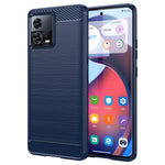 Custodia per telefono TPU in fibra di carbonio con trama spazzolata, For Motorola Moto S30 Pro