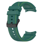 Cinturino in silicone con trama in pelle, For Samsung Galaxy Watch5 / Watch5 Pro /  Watch4