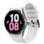 Cinturino in silicone con trama in pelle, For Samsung Galaxy Watch5 / Watch5 Pro /  Watch4