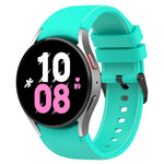 Cinturino in silicone con trama in pelle, For Samsung Galaxy Watch5 / Watch5 Pro /  Watch4