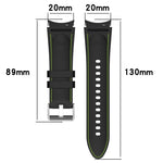 Cinturino in silicone con trama in pelle, For Samsung Galaxy Watch5 / Watch5 Pro /  Watch4