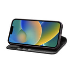 QIALINO Custodia per telefono orizzontale in pelle flip, For iPhone 14, For iPhone 14 Plus, For iPhone 14 Pro, For iPhone 14 Pro Max