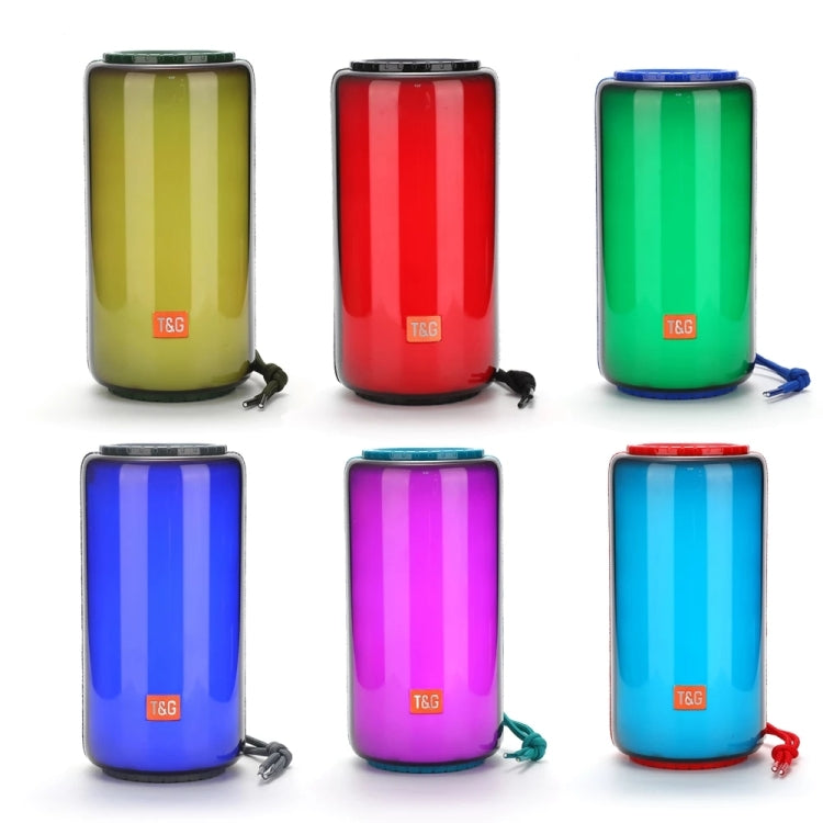 T&G TG639 Altoparlante Bluetooth wireless TWS con luce LED portatile da 10 W
