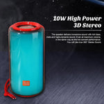 T&G TG639 Altoparlante Bluetooth wireless TWS con luce LED portatile da 10 W