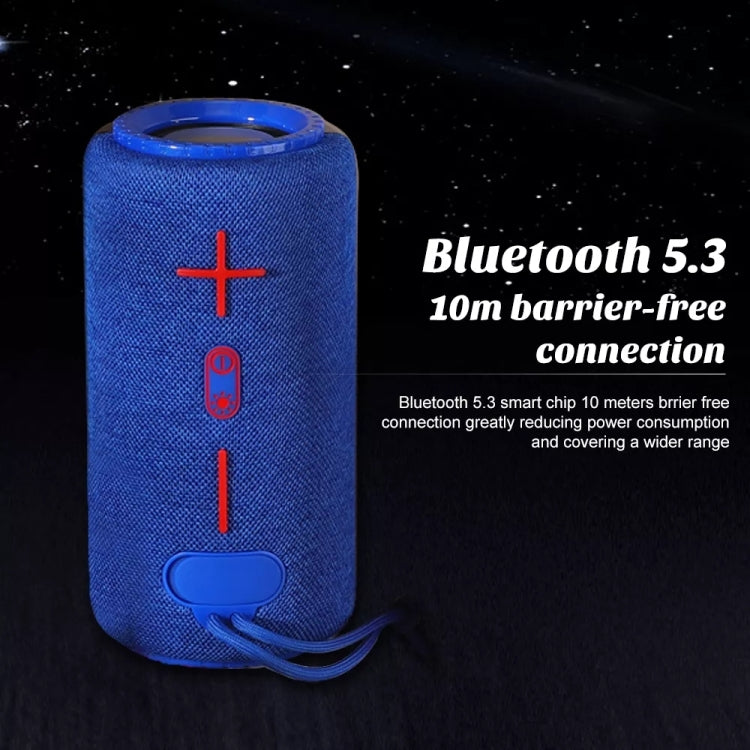 T&G TG639 Altoparlante Bluetooth wireless TWS con luce LED portatile da 10 W