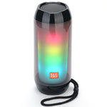 T&G TG643 Altoparlante Bluetooth wireless con subwoofer impermeabile leggero a LED portatile
