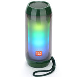 T&G TG643 Altoparlante Bluetooth wireless con subwoofer impermeabile leggero a LED portatile