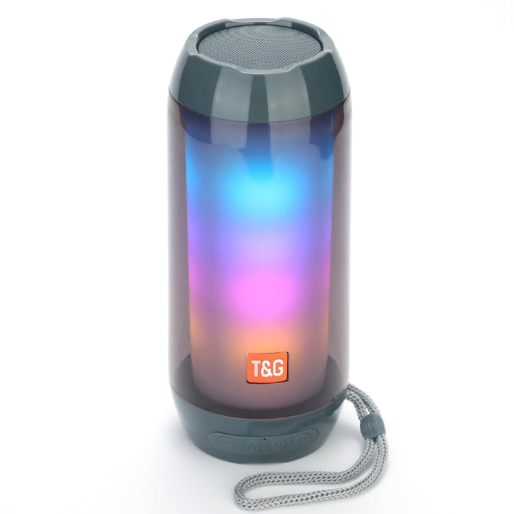 T&G TG643 Altoparlante Bluetooth wireless con subwoofer impermeabile leggero a LED portatile