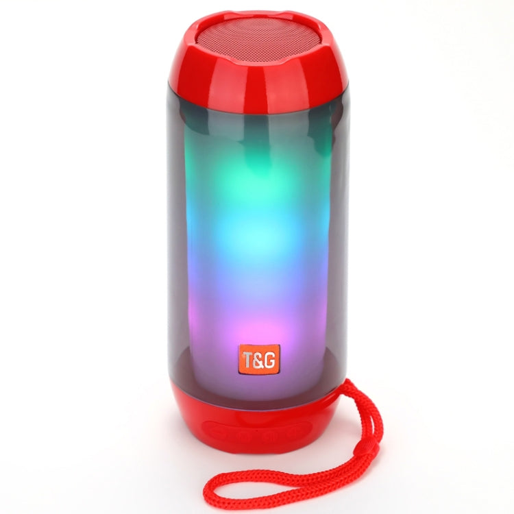 T&G TG643 Altoparlante Bluetooth wireless con subwoofer impermeabile leggero a LED portatile