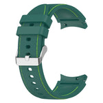 Cinturino per orologio in silicone con texture in pelle universale, For Samsung Galaxy Watch5 / Watch5 Pro /  Watch4