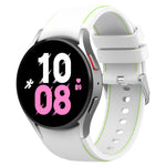 Cinturino per orologio in silicone con texture in pelle universale, For Samsung Galaxy Watch5 / Watch5 Pro /  Watch4