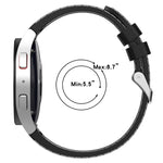 Cinturino per orologio in silicone con texture in pelle universale, For Samsung Galaxy Watch5 / Watch5 Pro /  Watch4