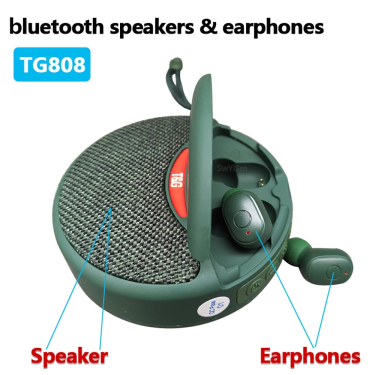 T&G TG808 Mini altoparlante wireless Bluetooth 2 in 1 Cuffie wireless