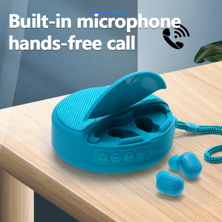 T&G TG808 Mini altoparlante wireless Bluetooth 2 in 1 Cuffie wireless