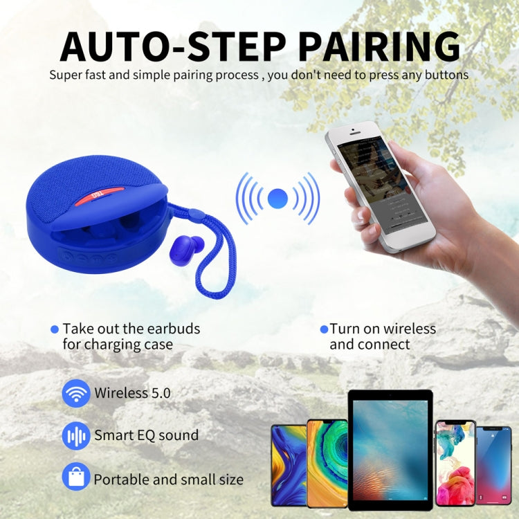 T&G TG808 Mini altoparlante wireless Bluetooth 2 in 1 Cuffie wireless